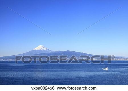 Stock Photograph - View of Mount Fuji. Fotosearch