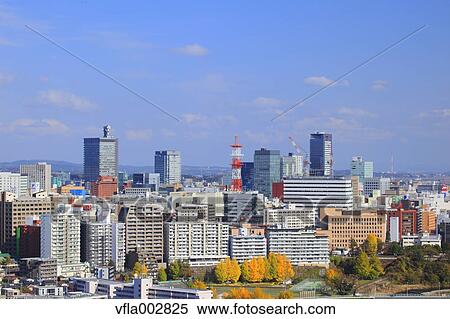 View of Sendai, Miyagi Prefecture View Large Photo Image Stock Photography - View of Sendai, Miyagi Prefecture. Fotosearch