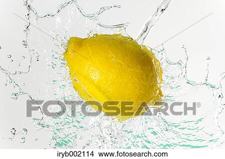 Water and lemon View Large Photo Image Picture - Water and lemon. Fotosearch