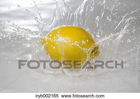Stock Photography - Water and lemon. Fotosearch