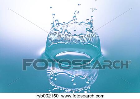 Stock Image - Water crown. Fotosearch
