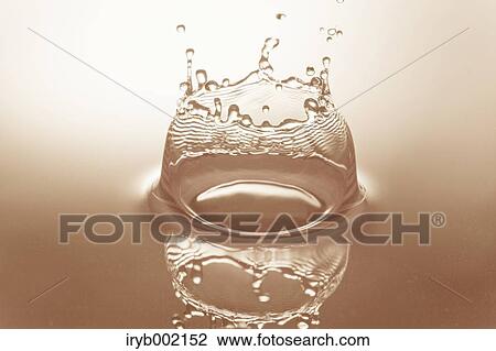Water crown View Large Photo Image Stock Image - Water crown. Fotosearch