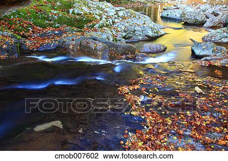 Stock Image - Water stream. Fotosearch