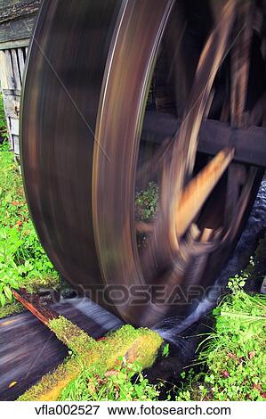 Water wheel, Iwate Prefecture View Large Photo Image Stock Photo - Water wheel, Iwate Prefecture. Fotosearch