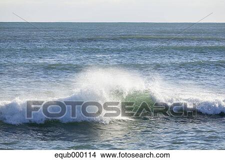 Waves, Kanagawa Prefecture View Large Photo Image Picture - Waves, Kanagawa Prefecture. Fotosearch