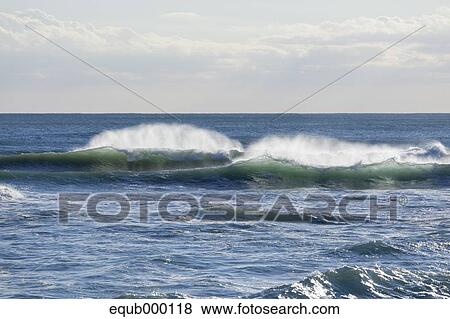 Stock Photo - Waves, Kanagawa Prefecture. Fotosearch