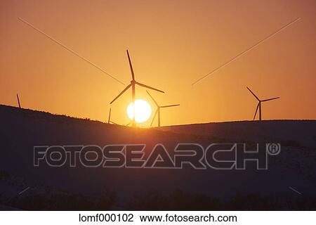 Wind turbines and sky View Large Photo Image Stock Image - Wind turbines and sky. Fotosearch