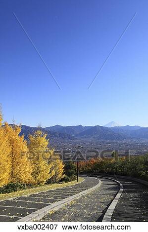 Stock Photo - Yamanashi Prefecture, Japan. Fotosearch