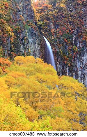 Yonago Falls, Nagano Prefecture View Large Photo Image Stock Image - Yonago Falls, Nagano Prefecture. Fotosearch