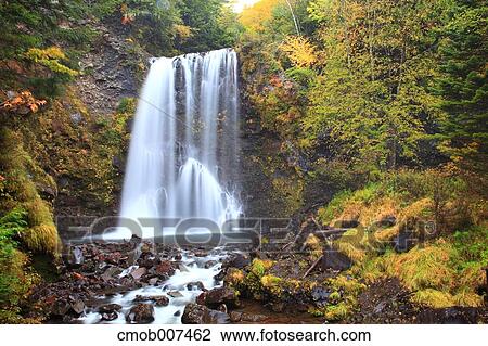 Zengoro Waterfall, Nagano Prefecture View Large Photo Image Stock Image - Zengoro Waterfall, Nagano Prefecture. Fotosearch