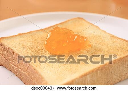 Bread and jam View Large Photo Image Stock Photo - Bread and jam. Fotosearch