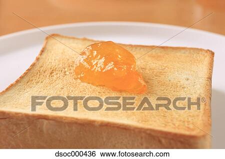Bread and jam View Large Photo Image Stock Photograph - Bread and jam. Fotosearch