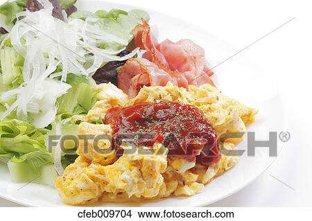 Breakfast plate View Large Photo Image Picture - Breakfast plate. Fotosearch