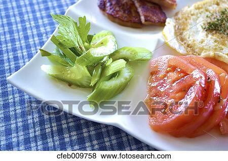 Breakfast plate View Large Photo Image Stock Photo - Breakfast plate. Fotosearch