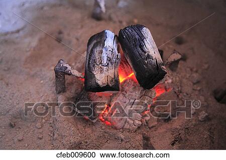 Stock Image - Charcoal. Fotosearch