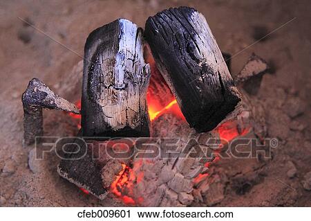 Stock Image - Charcoal. Fotosearch