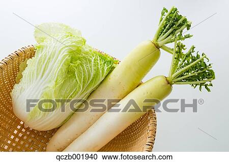 Chinese cabbage and radish View Large Photo Image Stock Image - Chinese cabbage and radish. Fotosearch