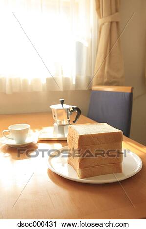 Coffee and bread View Large Photo Image Stock Image - Coffee and bread. Fotosearch