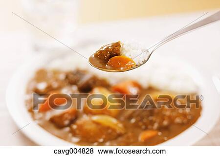 Curry rice View Large Photo Image Stock Photo - Curry rice. Fotosearch