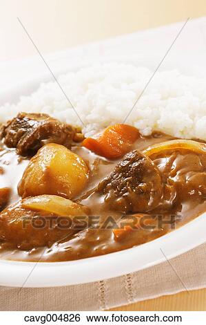 Curry rice View Large Photo Image Stock Photograph - Curry rice. Fotosearch