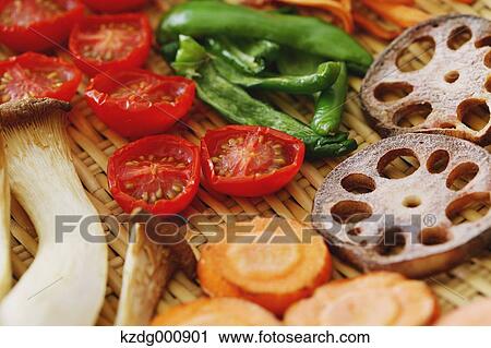 Stock Image - Dried vegetables. Fotosearch