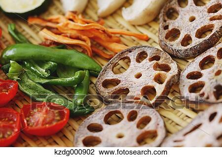 Stock Image - Dried vegetables. Fotosearch