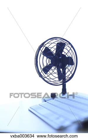 Picture - Fan and keyboard. Fotosearch