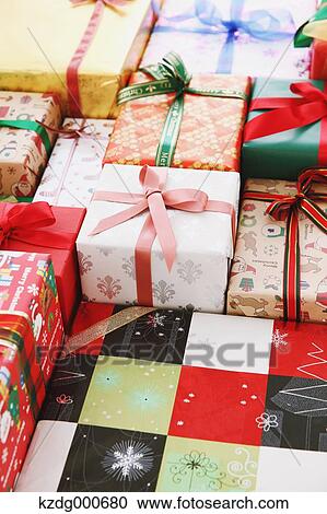 Stock Image - Gift boxes. Fotosearch