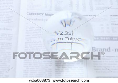 Glass globe and newspaper View Large Photo Image Stock Image - Glass globe and newspaper. Fotosearch
