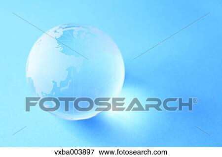 Stock Photo - Glass globe. Fotosearch