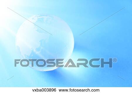 Stock Photograph - Glass globe. Fotosearch