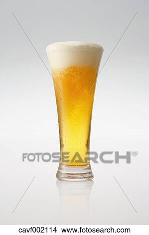 Glass of beer View Large Photo Image Picture - Glass of beer. Fotosearch