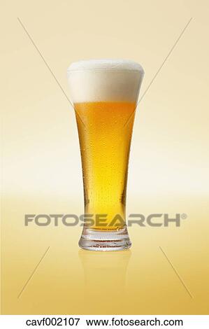 Glass of beer View Large Photo Image Stock Photo - Glass of beer. Fotosearch