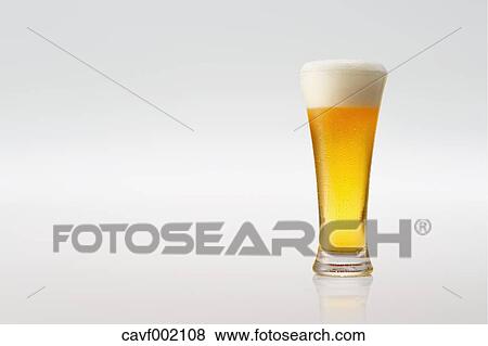 Glass of beer View Large Photo Image Stock Photo - Glass of beer. Fotosearch