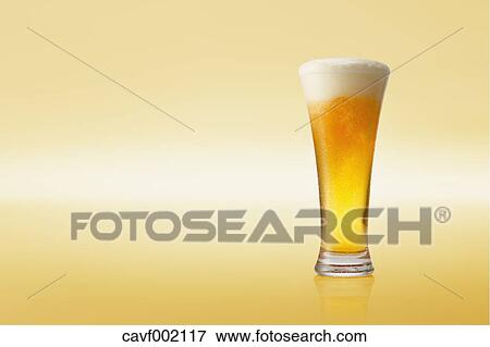 Glass of beer View Large Photo Image Stock Photo - Glass of beer. Fotosearch