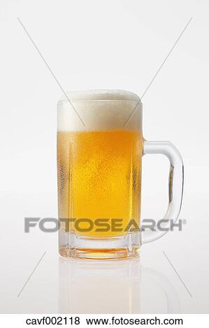 Stock Photo - Glass of beer. Fotosearch