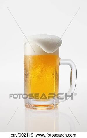 Glass of beer View Large Photo Image Stock Photo - Glass of beer. Fotosearch