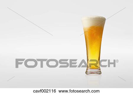Glass of beer View Large Photo Image Stock Photograph - Glass of beer. Fotosearch