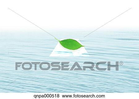 Stock Photo - Green leaves. Fotosearch
