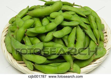 Green Soybeans View Large Photo Image Stock Photo - Green Soybeans. Fotosearch