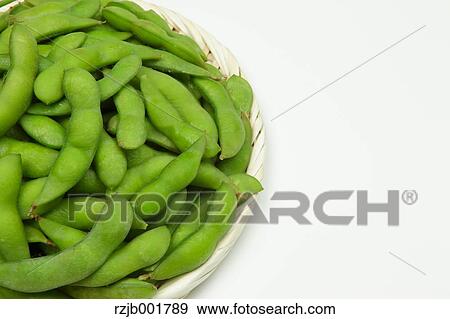 Green Soybeans View Large Photo Image Stock Photo - Green Soybeans. Fotosearch