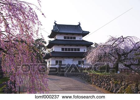 Hirosaki Castle, Aomori Prefecture, Japan View Large Photo Image Stock Photo - Hirosaki Castle, Aomori Prefecture, Japan. Fotosearch