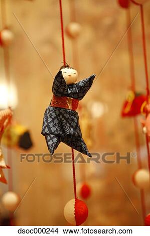 Picture - Japanese Hanging Dolls. Fotosearch