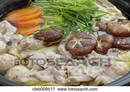 Stock Photo - Japanese style casserole. Fotosearch