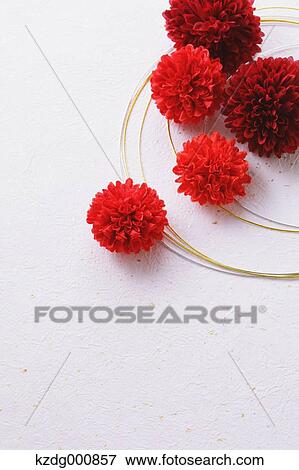 Stock Photo - Japanese style envelope wrapping cord. Fotosearch