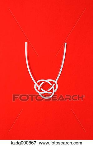 Stock Photo - Japanese style envelope wrapping cord. Fotosearch