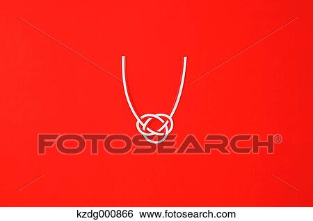 Stock Photograph - Japanese style envelope wrapping cord. Fotosearch