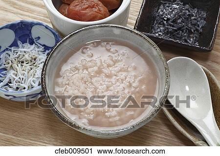 Japanese style porridge View Large Photo Image Stock Image - Japanese style porridge. Fotosearch