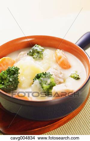 Japanese style white stew View Large Photo Image Picture - Japanese style white stew. Fotosearch