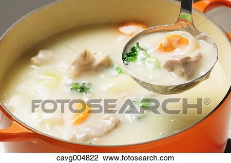 Stock Image - Japanese style white stew. Fotosearch